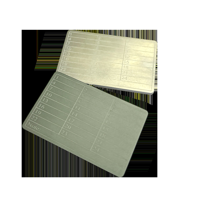 Aluminum Alloy Word Memorizer (Password Book) 2025 New Bit Currency Mnemonic Mechanical Password Book Wholesale