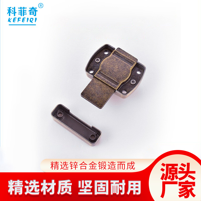 Bolt bathroom door bolt anti-theft door lock bedroom reverse lock artifact buckle buckle safety push-pull open-mounted