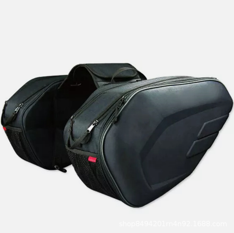 Боковая сумка для мотоцикла седельная сумка для езды задняя сумка для шлема водонепроницаемое покрытие ремень фиксированная боковая сумка висячая сумка