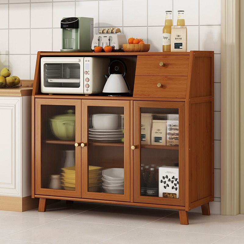 Home Tea Cabinet, Living Room Storage Cabinet, Entryway Vintage Side Cabinet, Storage Cabinet, Coffee Wall-Mounted Integrated Cabinet, Light Luxury Minimalist Style