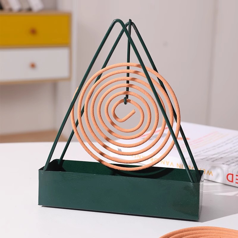 Stable Triangular Mosquito-Repellent Incense Rack for Home Use, Creative Fire-Proof and Anti-Scalding Mosquito-Repellent Incense Tray Holder, Ash Tray, Hanging Sandalwood Rack