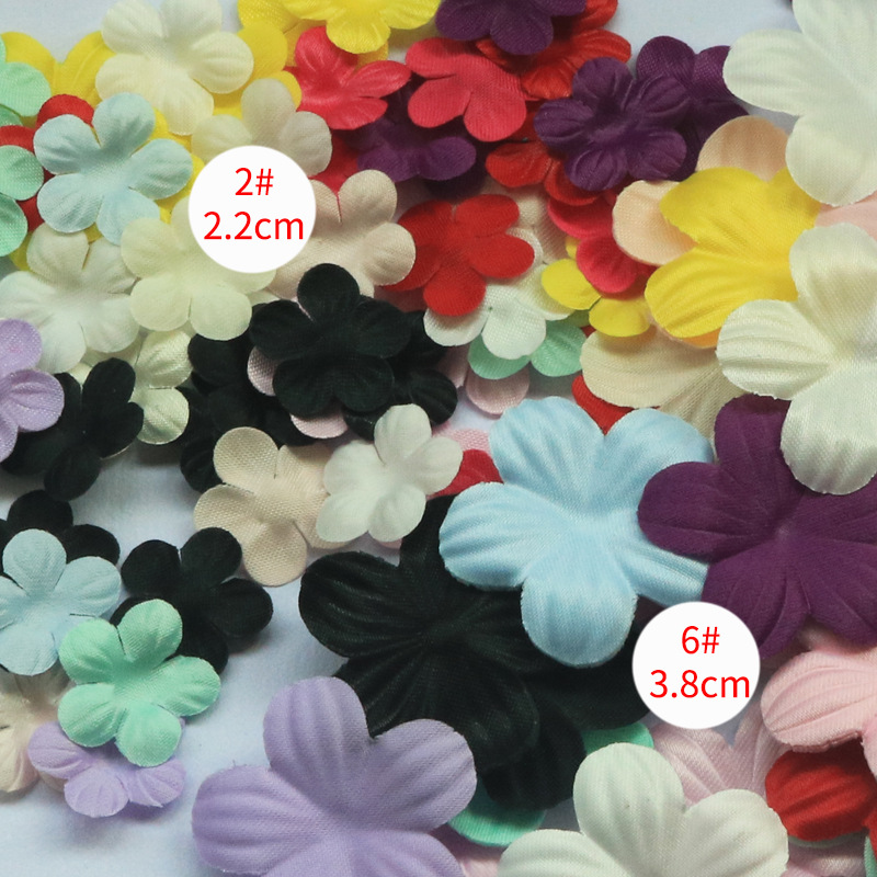 Manufacturer's Handmade DIY Fabric Shaped Petals, Flower Accessories, Stereo Flower Jewelry, Wedding Dress Accessories