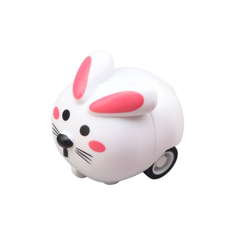New creative cartoon animal pull-back car manufacturers wholesale children's inertia mini car to push gifts small toys