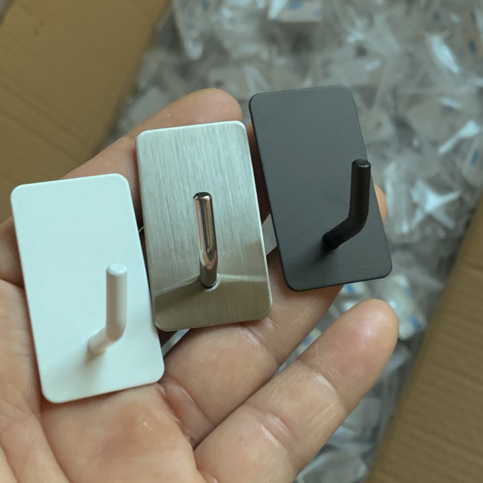 Маленький крючок из нержавеющей стали 304, без сверления, для кухни и офиса