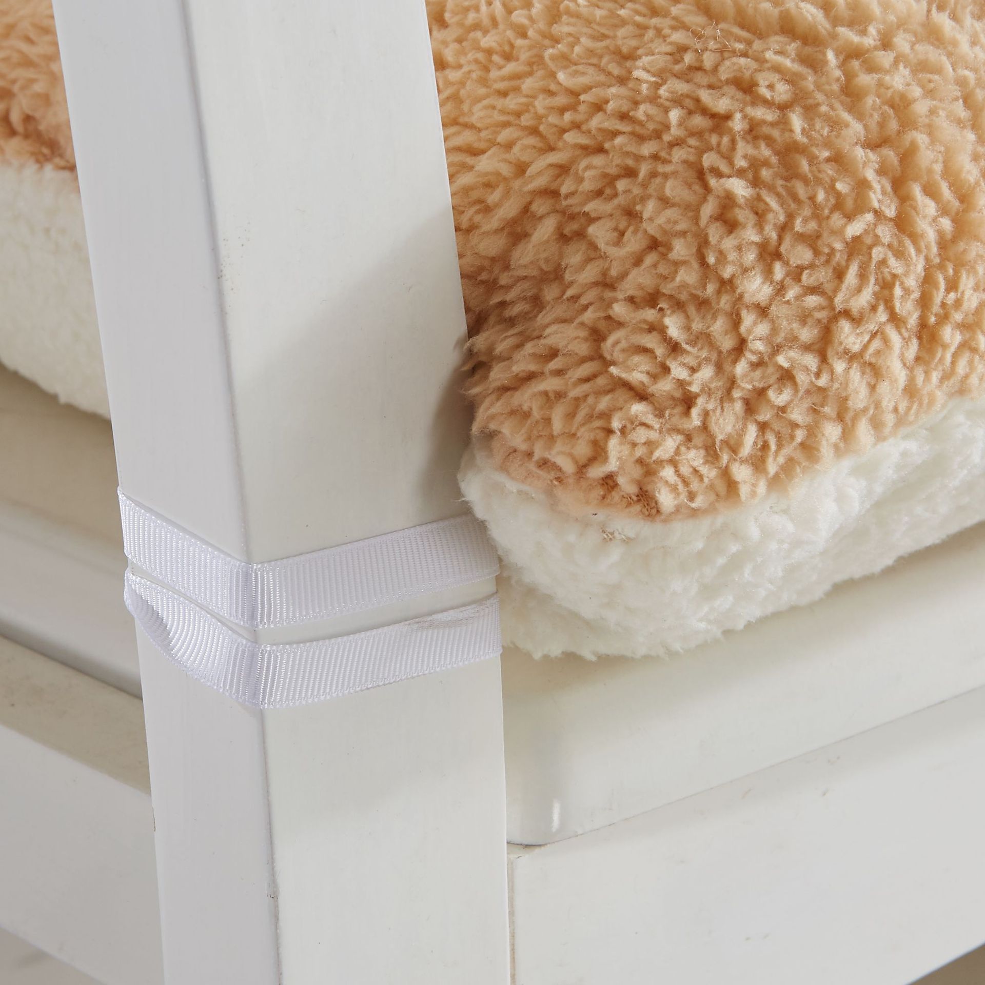 Lamb Fleece 9 Pin Cushion Office Thickened Cushion Winter Dormitory Cushion Double-sided Elevated Chair Cushion Fart Cushion Warm Cushion
