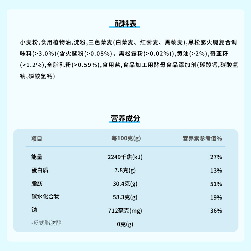 Minimalist Definition Minimalist Definition Black Truffle Ham Soda Crackers 300g Soda Crackers 638g Salty and Craving-Satisfying