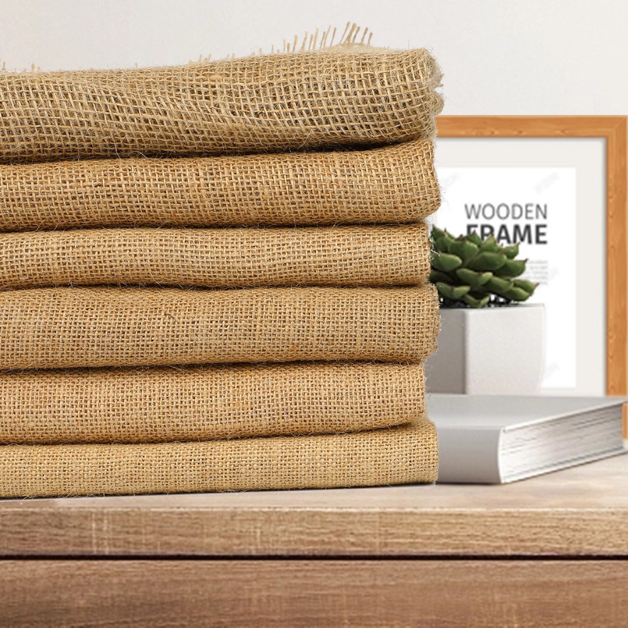 Производители льняного фона грубая льняная ткань натурального цвета для домашнего творчества креативная грубая льняная ткань для диванных веревок