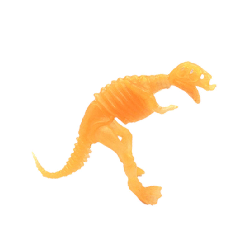 Jurassic soft glue dinosaur luminous toy Tyrannosaurus rex boys and girls children baby cognitive simulation animal model