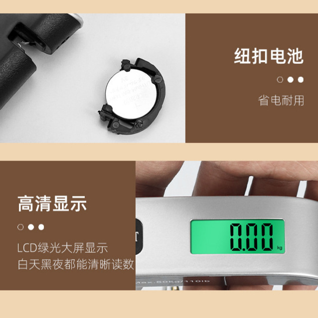 Factory wholesale portable scale portable scale luggage scale hook weighing mini hook scale electronic scale