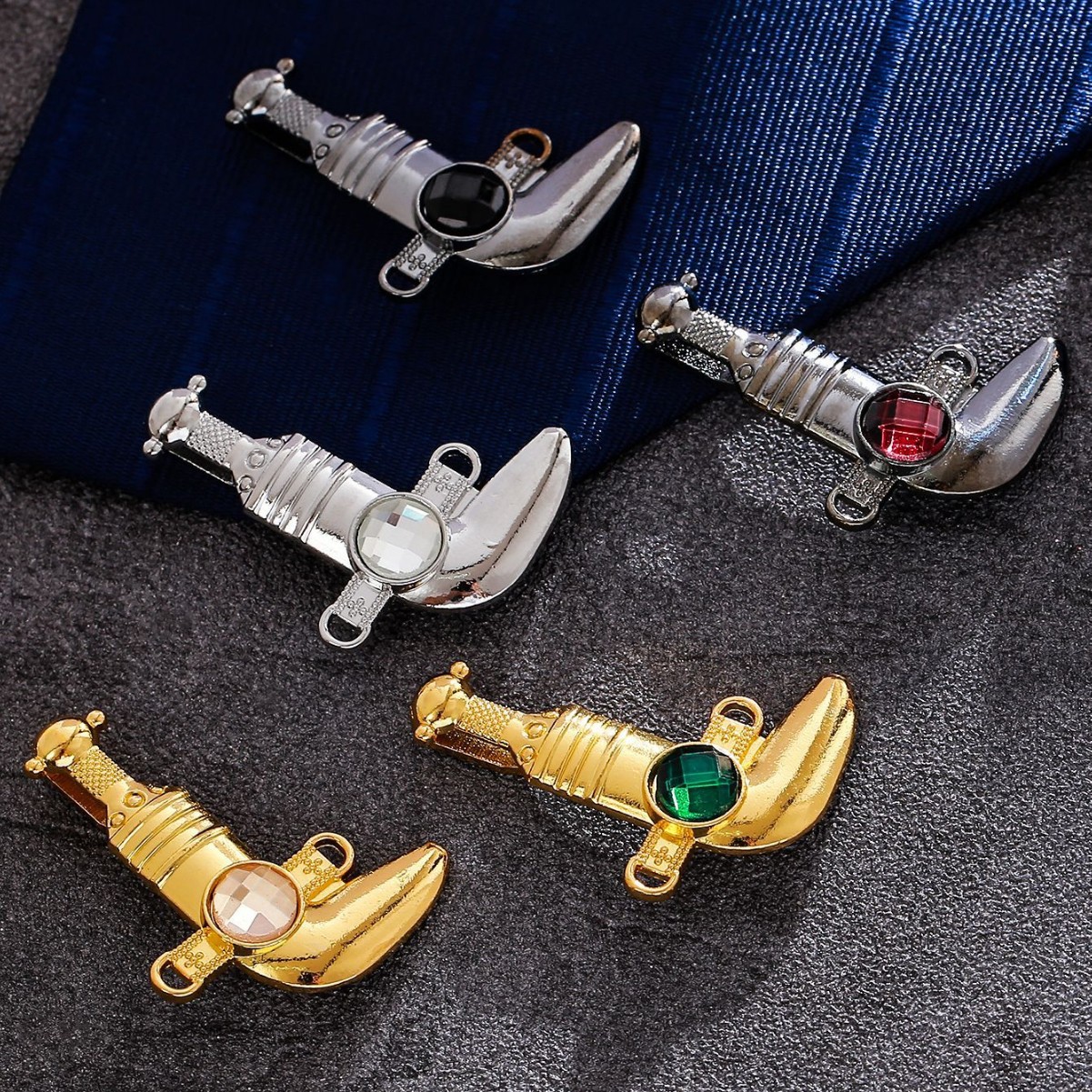 New Cross-Border Hot-Selling Business Formal Wear Special Pistol Clip Series Fashionable and Versatile Men's Oman Clip