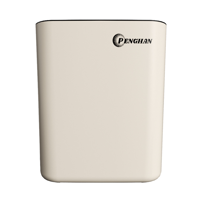 Wall-Mounted Household Trash Can for Kitchen Cabinet Doors, Hanging Storage Bin for Kitchen Waste, Large and Small Sizes, Without Lid, with Pressed Edge