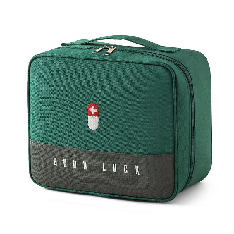 Portable Medical bag portable medicine bag emergency bag waterproof medicine storage bag epidemic prevention bag travel first aid bag medicine bag