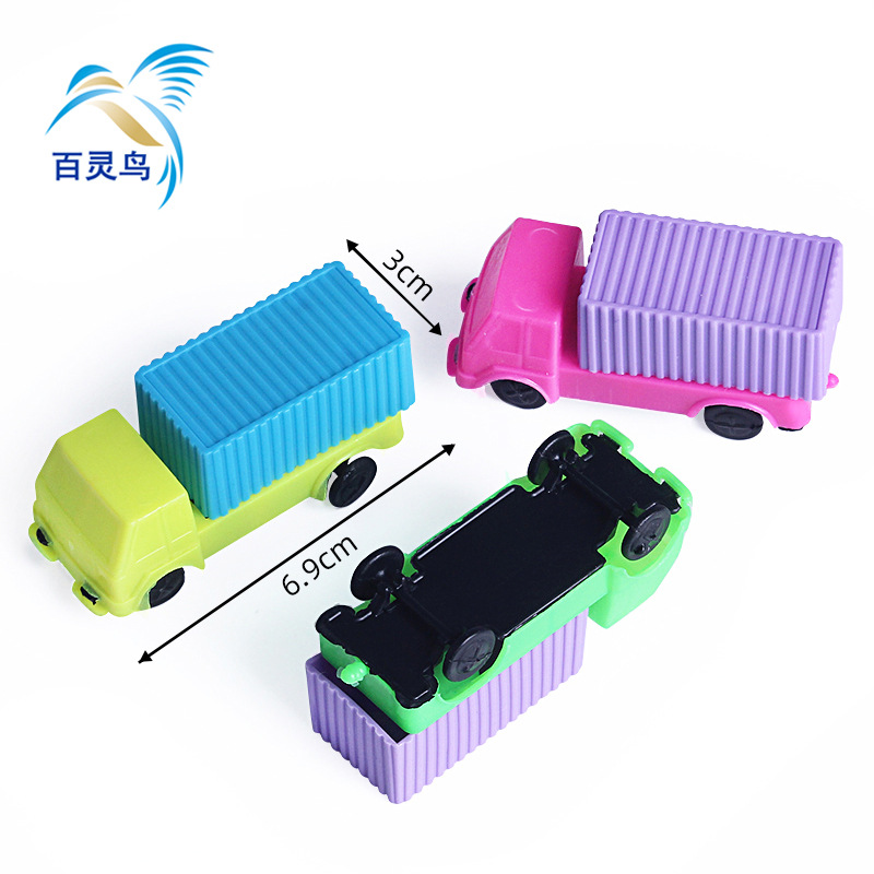 Manufacturers direct for children mini sliding container truck model toys kindergarten food gifts stall wholesale supply