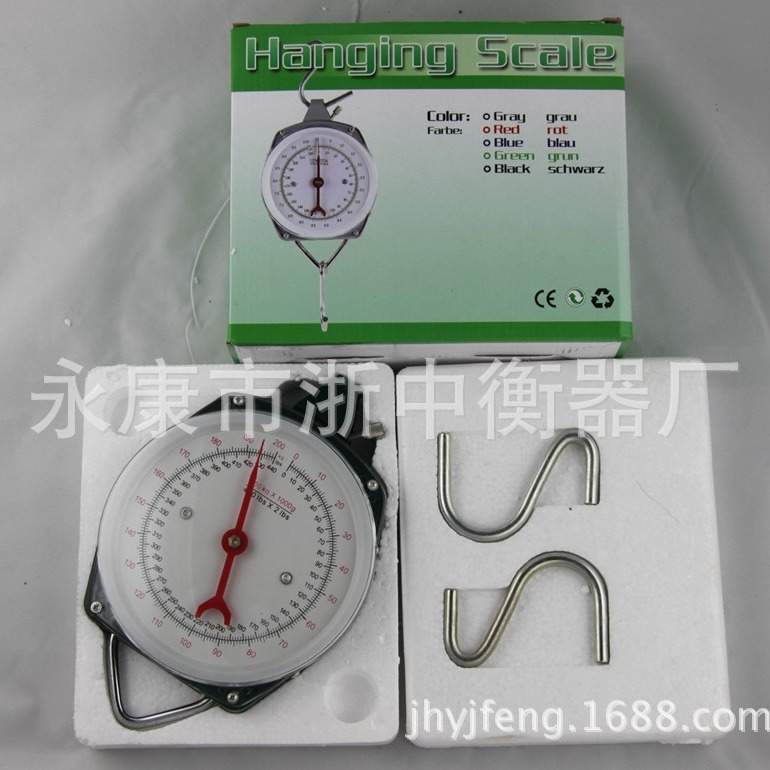 [Manufacturer Supplies] Highly Sensitive Pointer Mechanical Crane Scales in Various Specifications, Direct-View Crane Scales, Iron Portable Hanging Scales