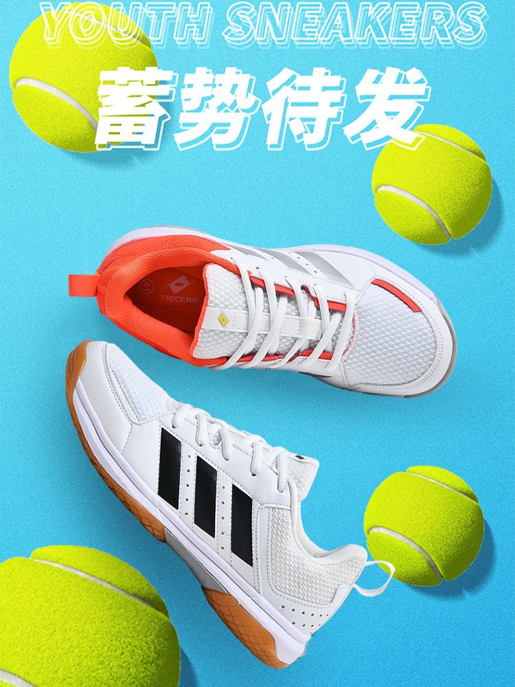 Badminton Shoes for Men and Women, Professional Sports Shoes, Breathable, Shock-Absorbing, Wear-Resistant, Non-Slip, Men's Sports Volleyball Shoes, Table Tennis Shoes