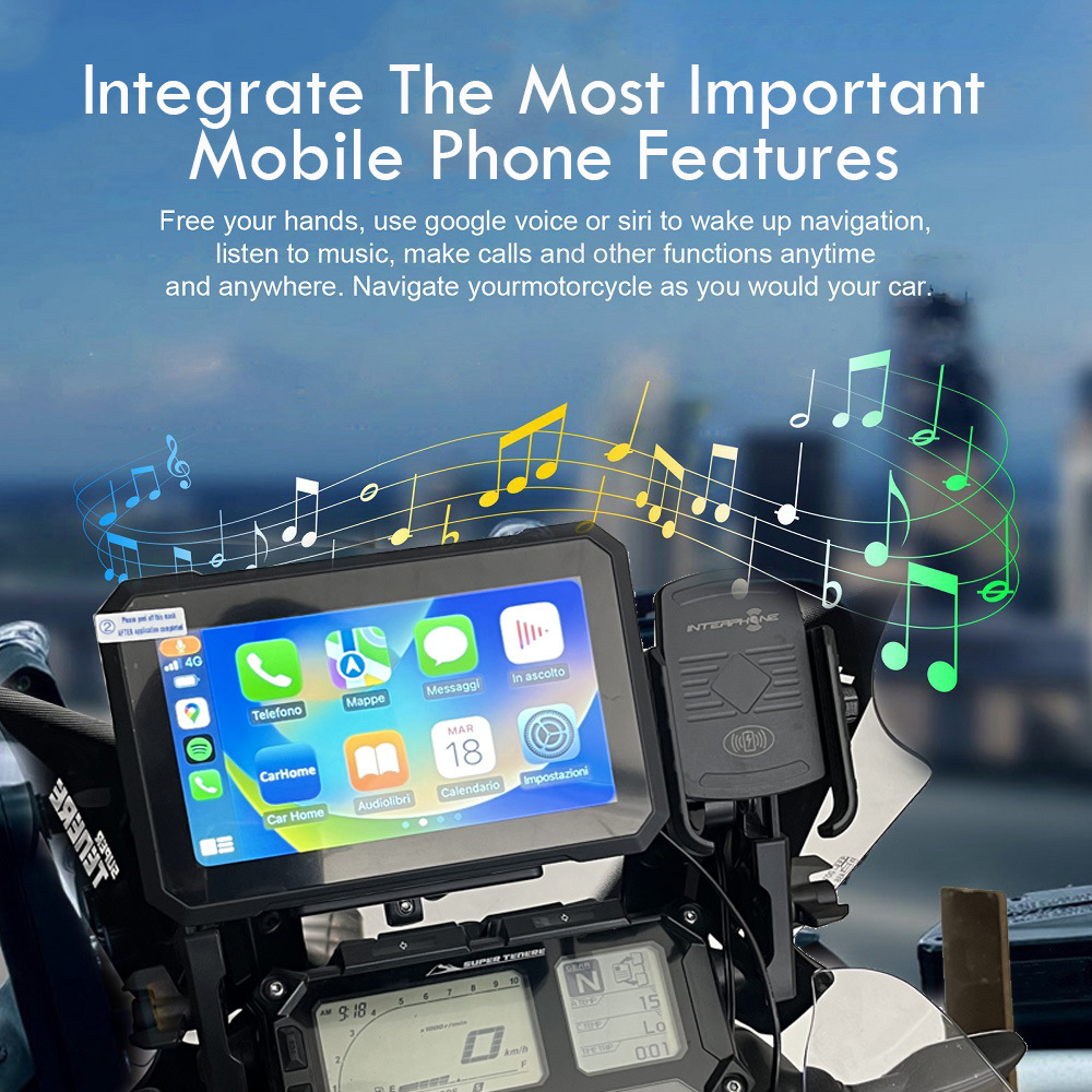 7inch Portable Motorcycle Navigation and Wireless Car Gps Adapter for Cars