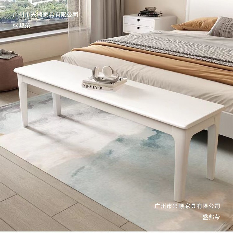 All Solid Wood Bench Living Room Dining Table Stool Tea Table Bench Home Wooden Bench