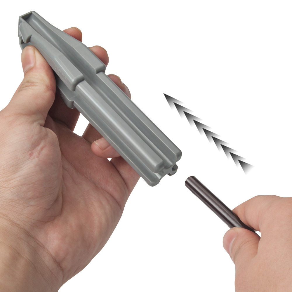 Cross-border new plastic duckbill pencil sharpener without LOGO beginner eyebrow pencil sharpener