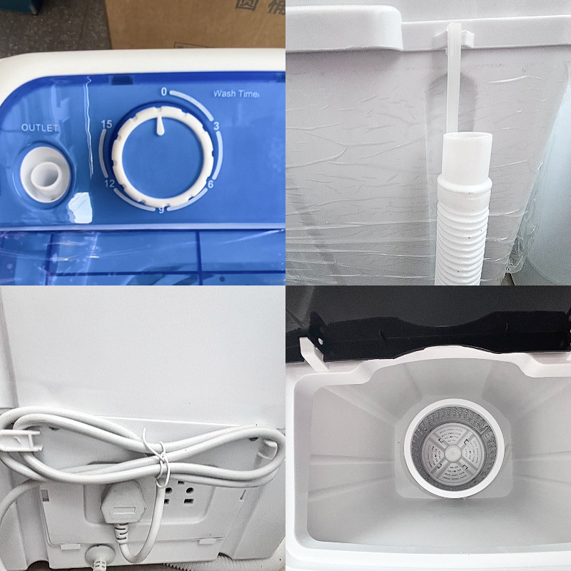 Cross-Border 7.5kg Small Mini Washing Machine Intimates and Shoe Washing Machine Wholesale