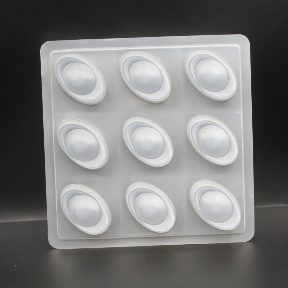 Gold ingot rice cake PP mold 9 large gold ingot jelly mold chocolate mold blister mold