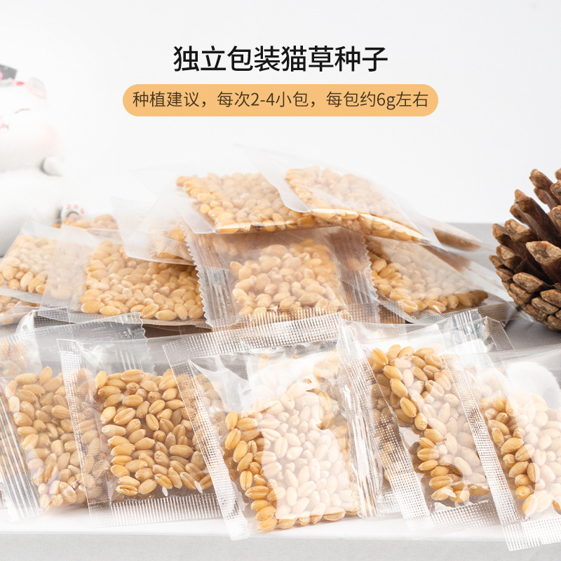 Cat Grass Seeds, Wheat Grass Seeds, Hydroponic Soil Culture Cat Grass Seeds, Hair Removal Balls, Cat Mint, Cat Snacks