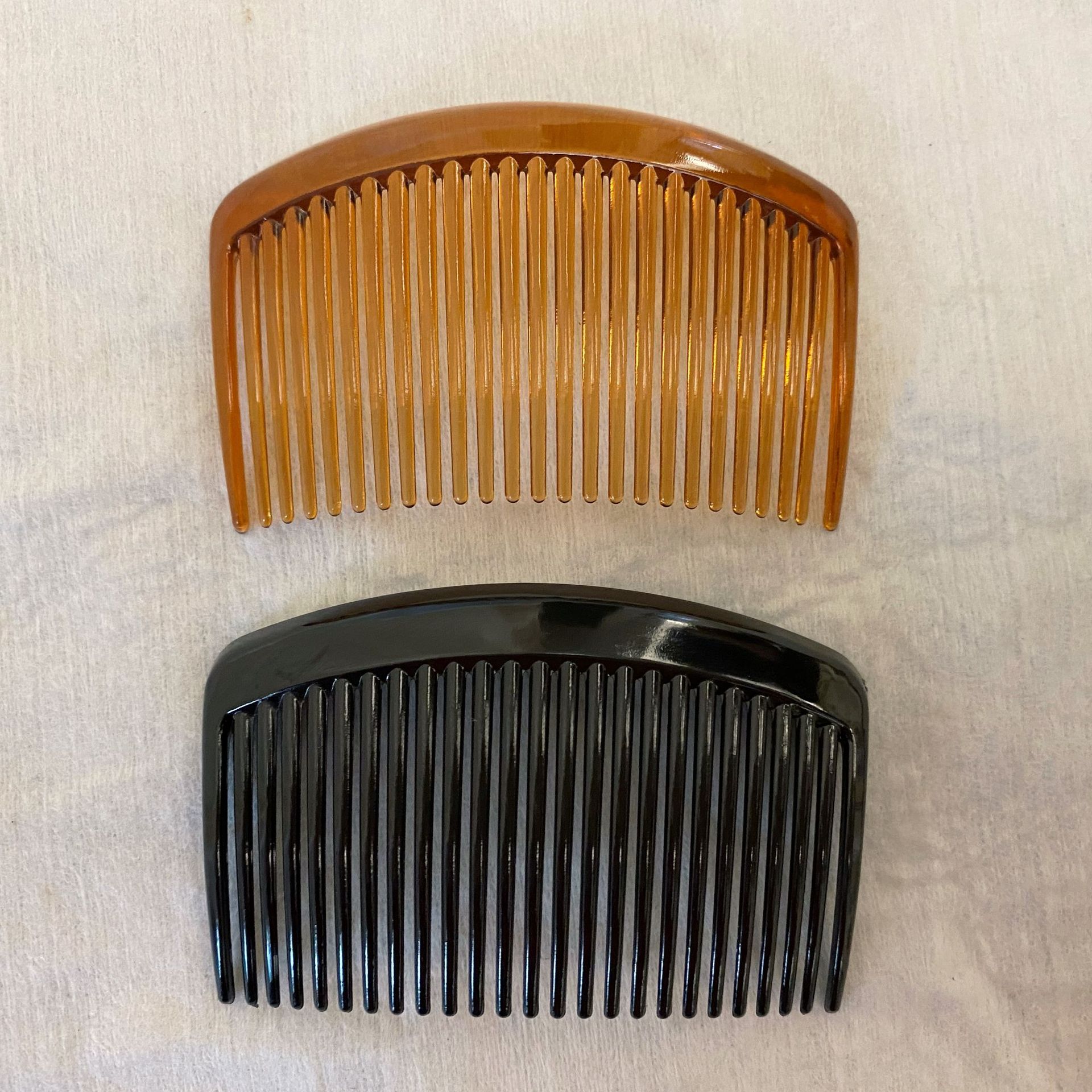 Factory Direct Sales 29-Tooth Black Coffee Plastic Comb Bangs Comb Hair Twister Korean Style Fashionable Hair Comb