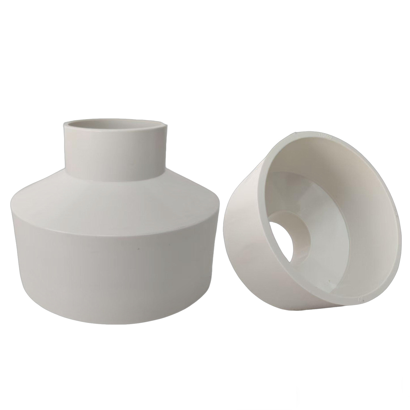 Fresh Air System Exhaust Duct Fan Range Hood Plastic Reducer Joint Large and Small Head Concentric Reducer Adapter