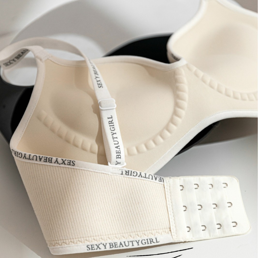 Small chest big peach round cup underwear gather close accessory milk sexy beautiful back one-piece seamless thick cup bra