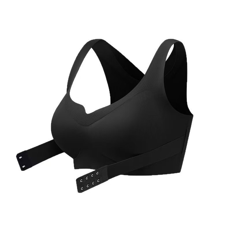 Straightening Posture Underwear Women's Traceless Front Buckle-up Pull-up Show Anti-sagging Para-milk Shaping Beautiful Back Sports Bra