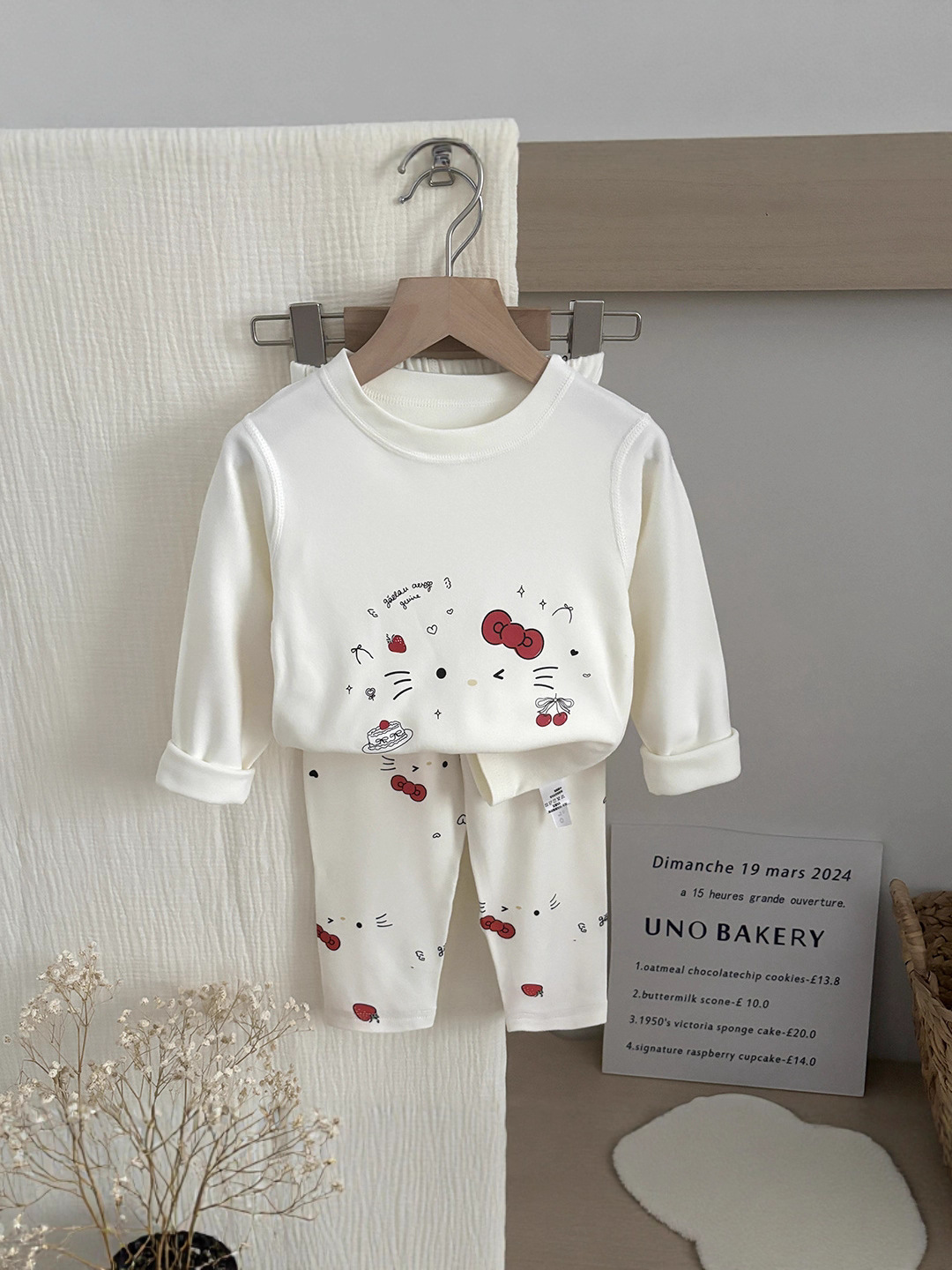 Children's Autumn and Winter Derong Seamless Homewear Set [7A Antibacterial] Boys' and Girls' Thermal Underwear Two-Piece Set