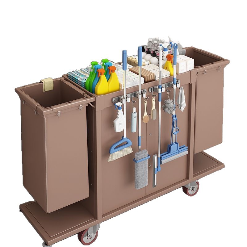 New Cloth Car Hotel Room Work Car Hotel Service Cleaning Multi-functional Cleaning Trolley