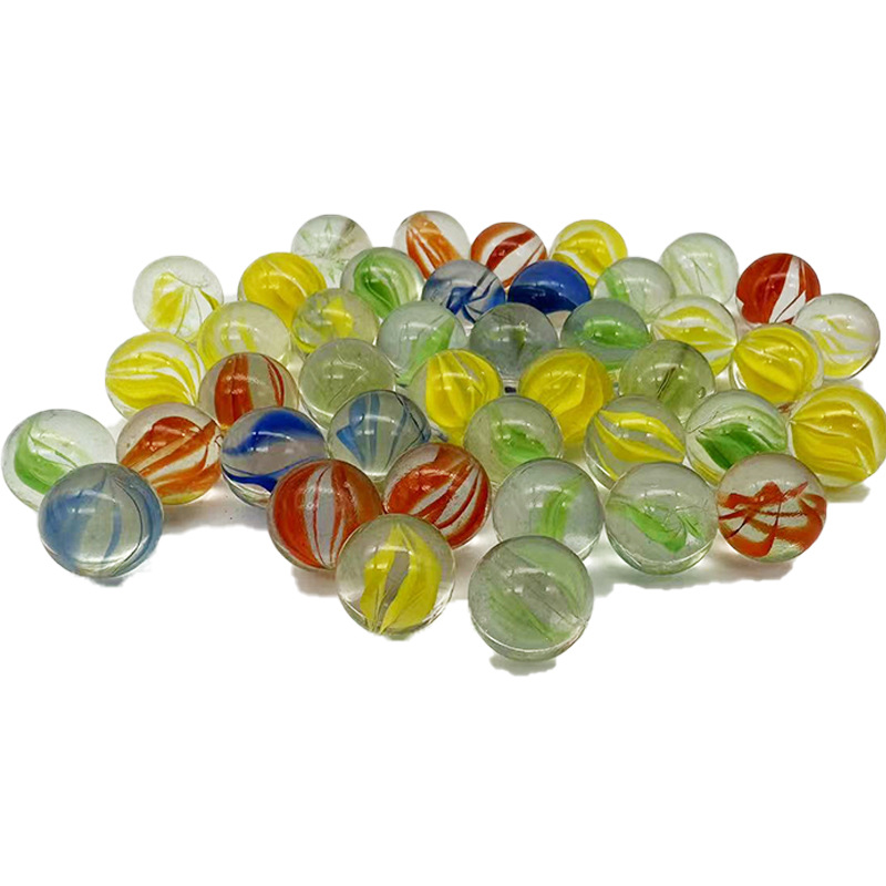 High-Quality Glass Balls with High Light Transmission, Colored Glass Balls for Children's Toys, 14Mm/16Mm Pat-A-Cake Glass Marbles
