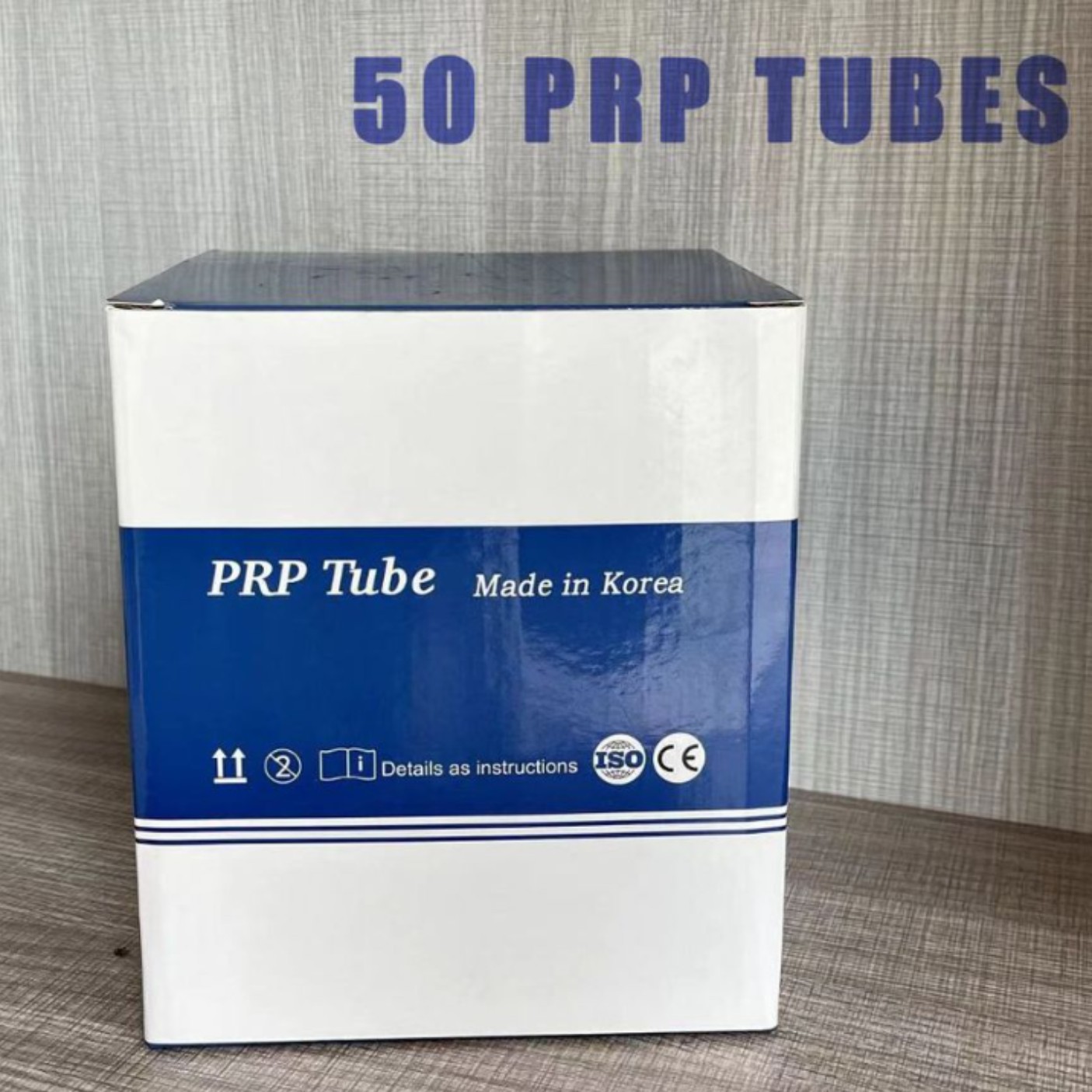 Prptube10Mlacdgelprp Tube Manufacturer Prp Tube Glass Material Cross-Border Export Hair Growth Cross-Border Hot Sale