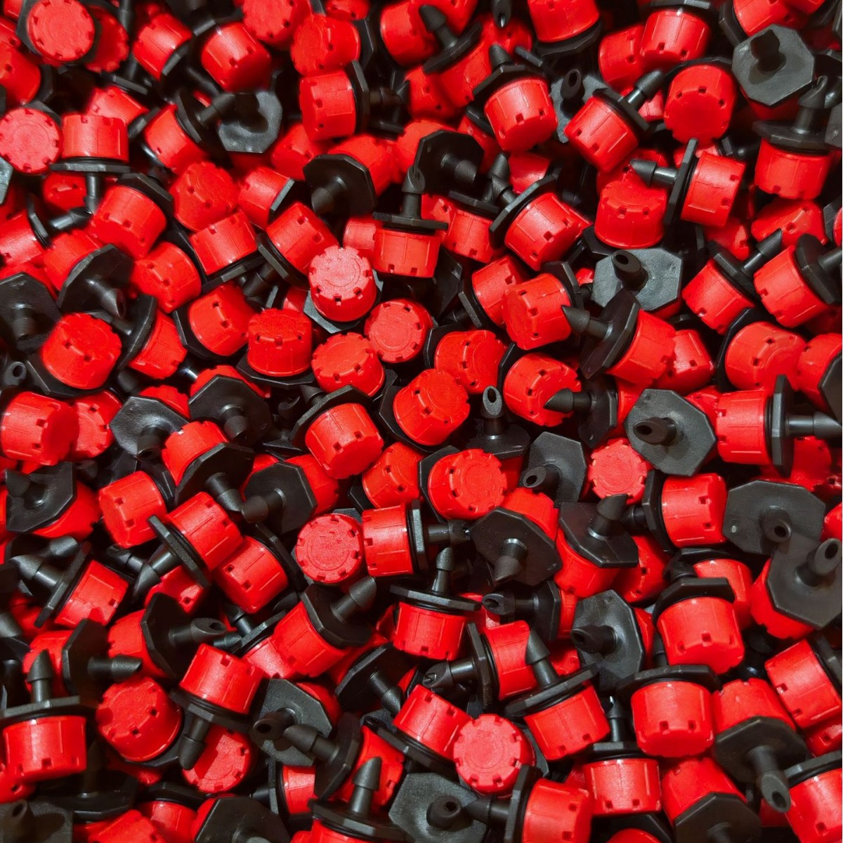 Little Red Riding Hood Dripper Eight-hole Sprinkler Flow Size Adjustable Garden Fruit Tree Drip Irrigation 0-70L Flow Dripper