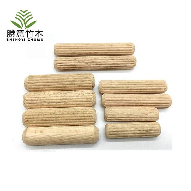 m6m8m10m12 wood sawing wood Tenon he Wood eucalyptus wood tip Cork connector furniture accessories three-in-one wood tip