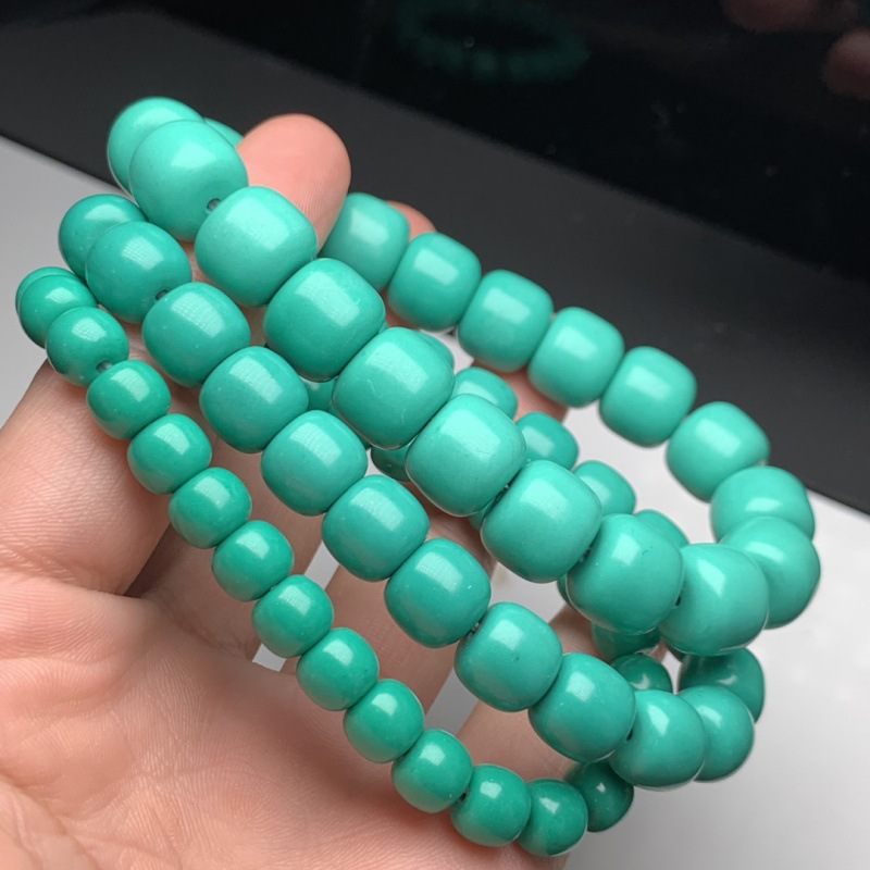 Artificial optimization turquoise old beads loose beads diamond bodhi coconut pedicle 108 waist beads top beads Wen play accessories supply