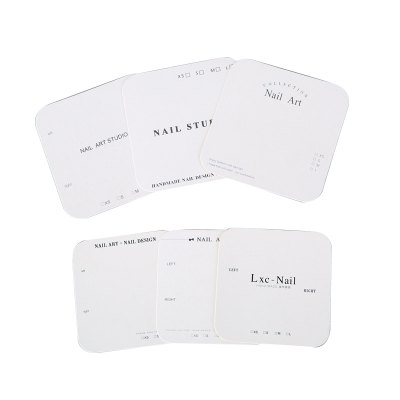 Wear a cardboard display board nail art small card color card photo props thick minimalist multi-style paper card