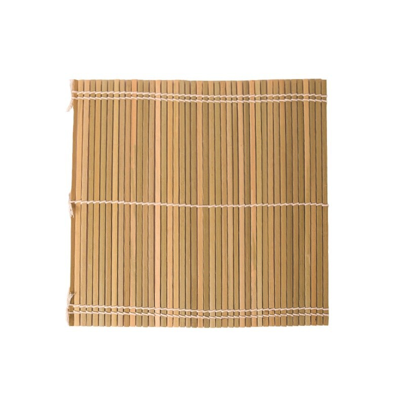 New double-line sushi roller shutter sushi tools suit green leather sushi mat bamboo curtain laver wrapped rice mold wholesale