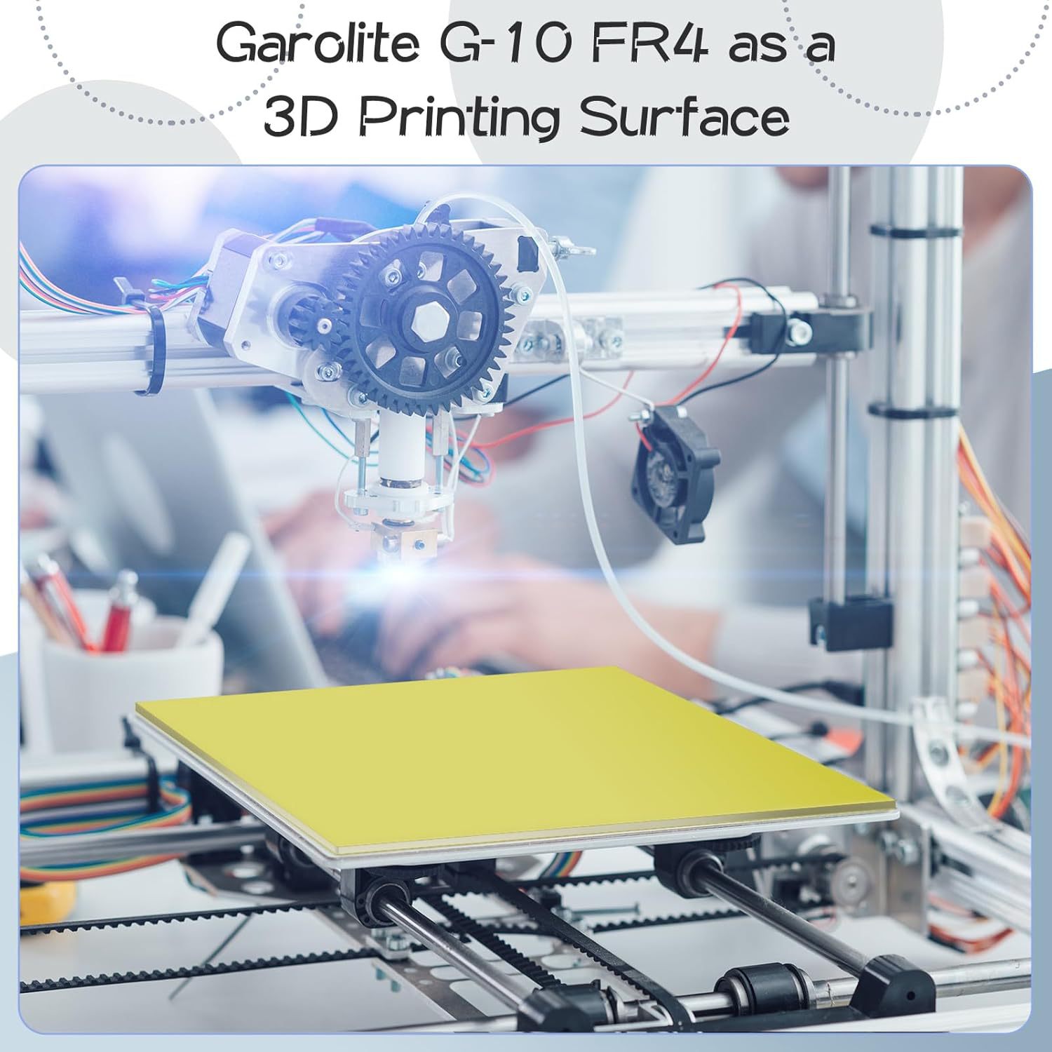 Cross-Border 3240 Yellow Epoxy Board G10 Board Lithium Battery Insulation High Temperature Resistant Processing Engraving Distribution Box Insulation Board