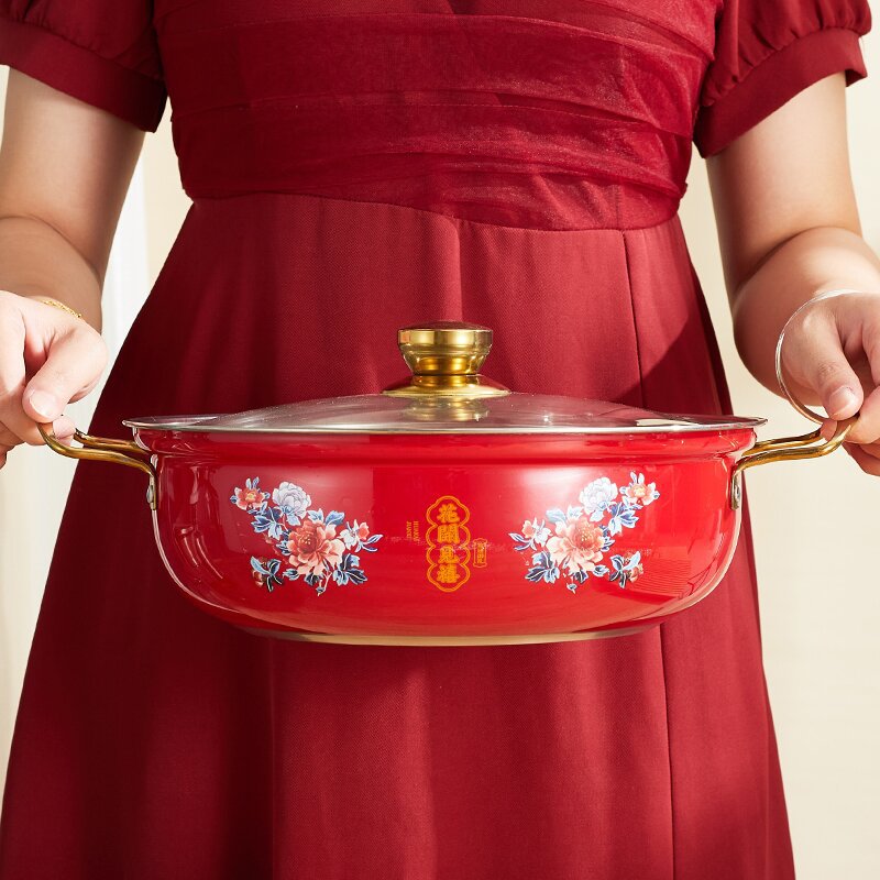 Stainless Steel Hot Pot Buddha Jumps over the Wall Large Pot Vegetable Pot Cornucopia Colorfulful Seafood Pot Pre-Made Vegetable Pot Pot Vegetable Pot with Pot