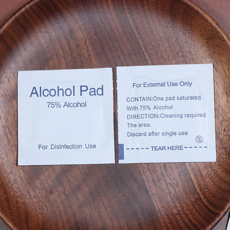 Disposable alcohol cotton jewelry maintenance mobile phone screen nail glasses cleaning disinfection 100 pieces alcohol tablets wholesale