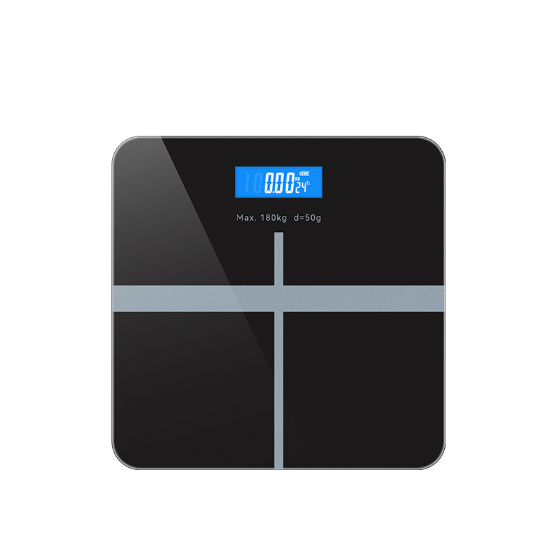 Cross-Border Household Tempered Glass Weight Scale Smart Electronic Scale Adult Health Body Scale Weighing Scale Spot Wholesale