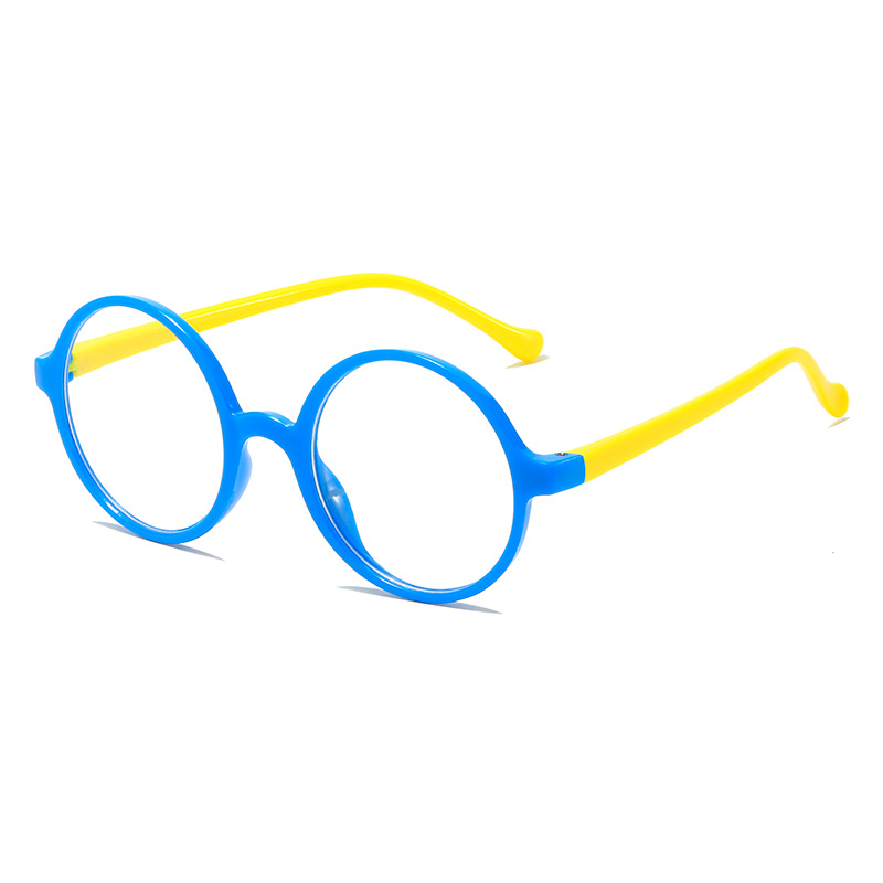 New Fashionable Kidsren's Glasses Frame Flat Glasses for Boys and Girls Cute Round Korean Style Baby Decorative Photo Glasses