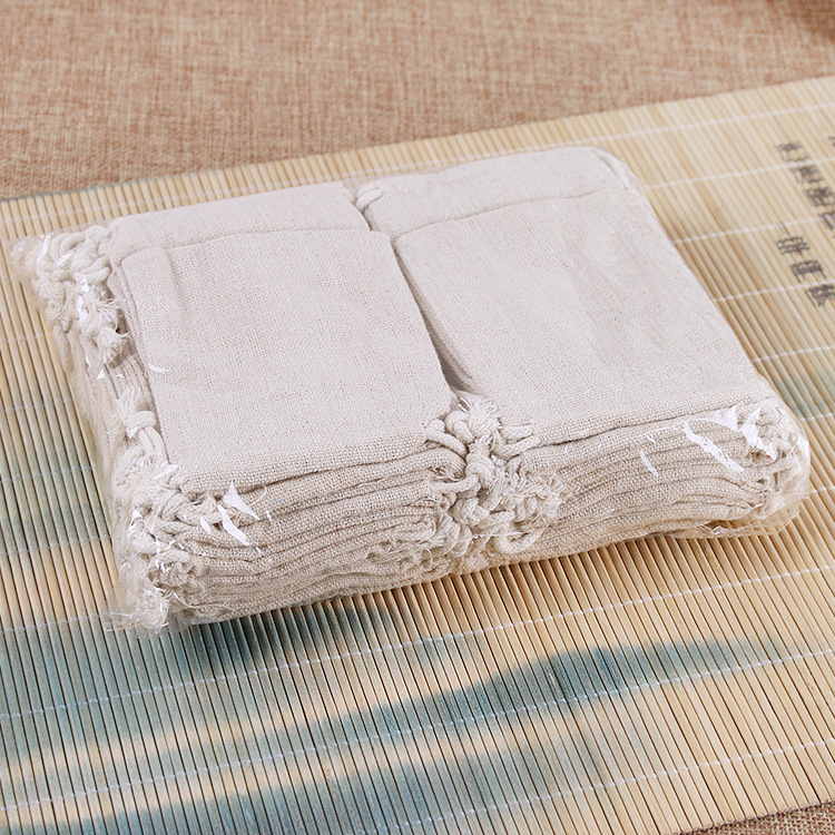 [Shop selling] Cotton and linen sturdy and durable bag drawstring bag flour canvas jewelry linen millet cloth bag