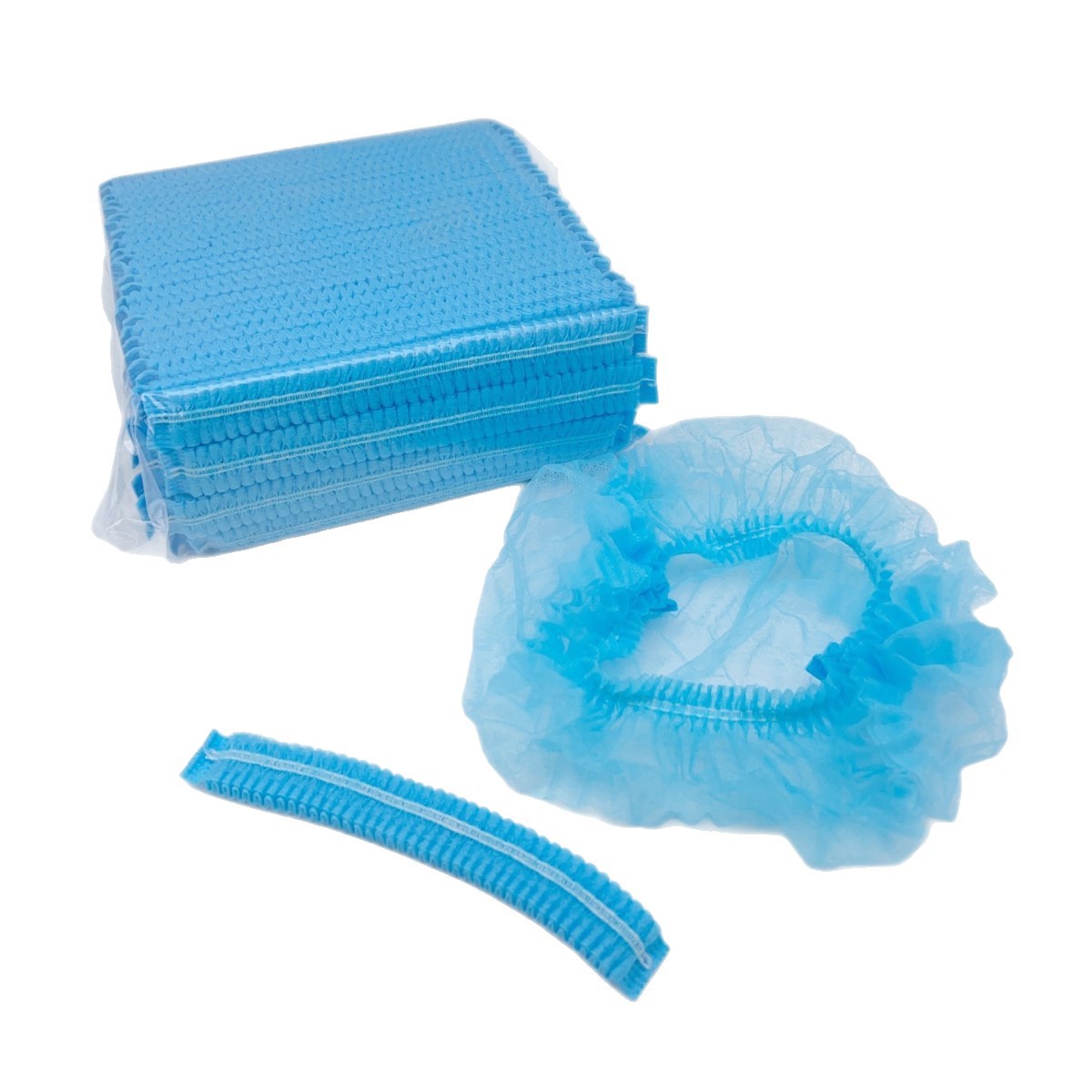 Disposable Hat Hood Non-Woven Hat Food Factory Hair Net Catering Net Hat Kitchen Anti-Hair Loss Hat Manufacturer