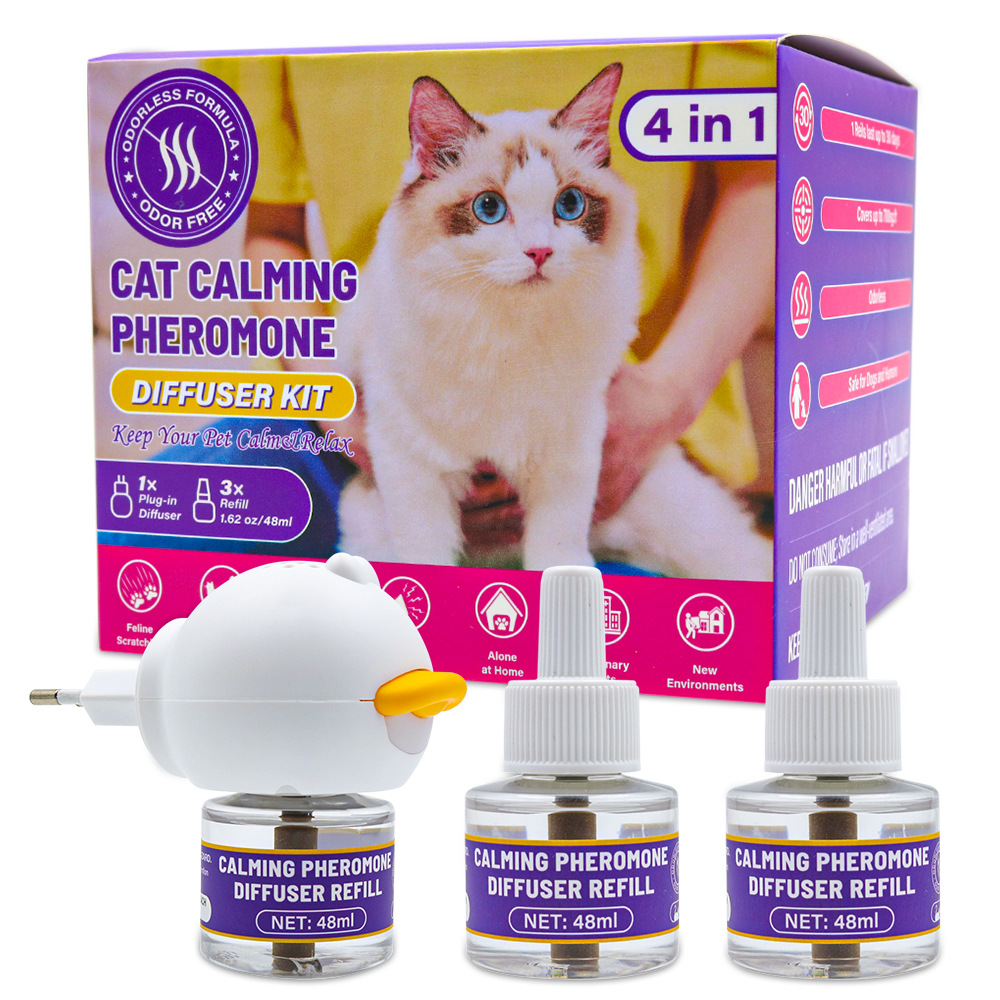 Жидкость с феромонами для успокоения домашних животных, для снятия стресса и успокоения, электрический обогрев