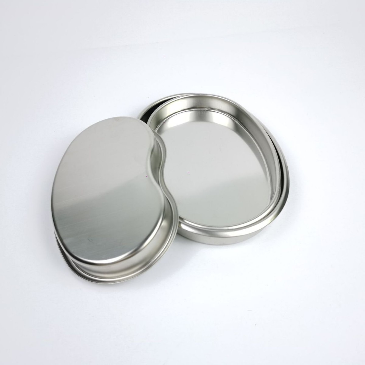 Curling Edge Curved Plate Waist Plate Embroidery Tray Curved Plate Drug Change Plate Teaching Instrument Plate Thickened Stainless Steel Plate