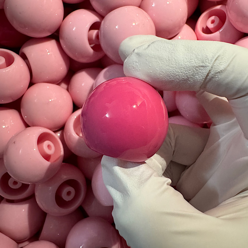 Dopamine Ball UV Plated Ball Fruit Box Top Cover Tissue Box Clown Nose Drawer Handles Storage Decorative Accessories