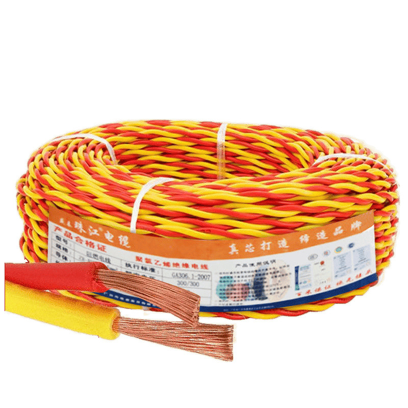 National standard wire outdoor 2.5 square RVS flower line led bulb monitoring line tram charging lamp cap lighting cable