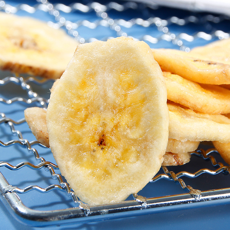 Banana Chips Whole Box 2.5kg Wholesale Bulk Banana Crisps Dehydrated Non-Fried Natural Healthy Dried Fruit Snacks